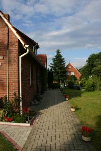 het pad naar de voordeur